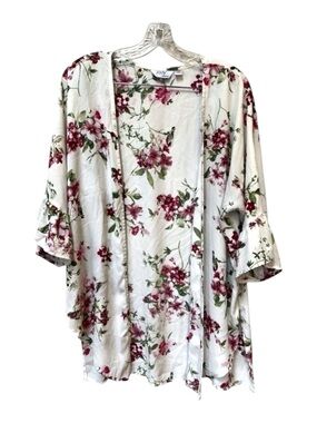 Boho Sheer Floral Kimono Cardigan Festival Layering Duster Medium